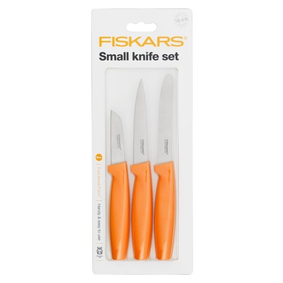 Set de 3 petits couteaux - orange